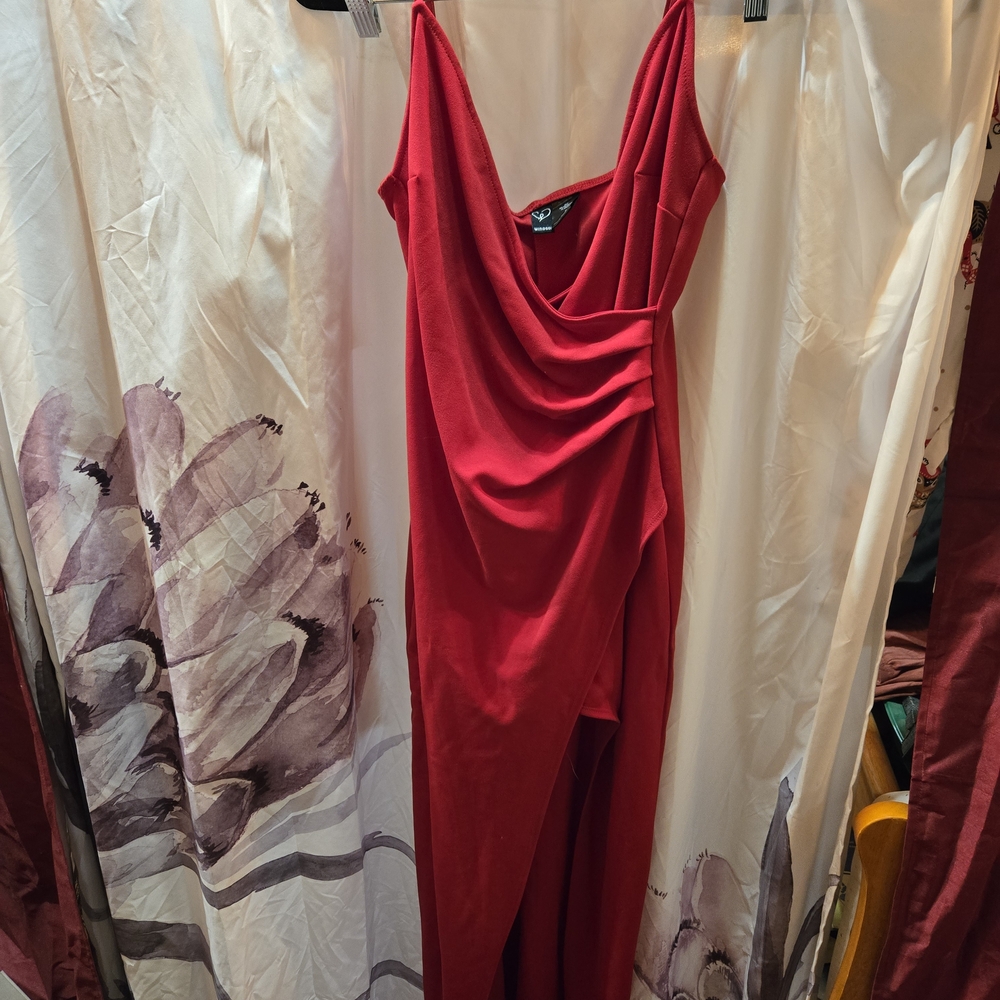 Windsor Scarlet Asymmetrical Dress